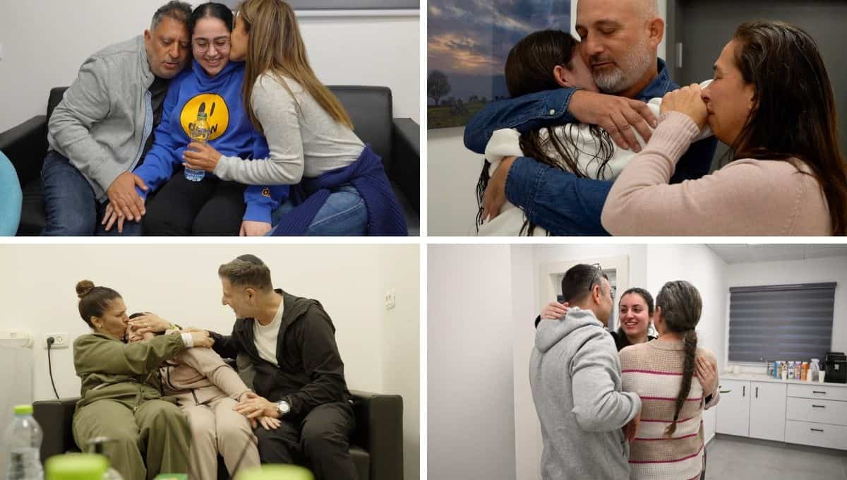 רגעי המפגש עם המשפחות